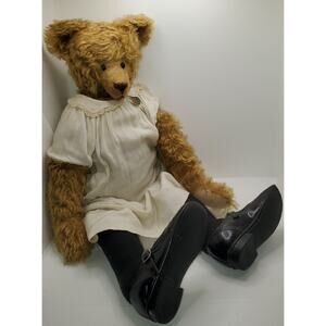 Denise Purrington Ragdoll Bear "Meg" Open Edition #1 Signed 1995 Mohair Jointed